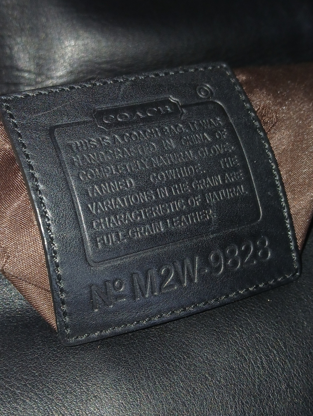 Vintage Coach Leather Bag - Picture 10 of 10